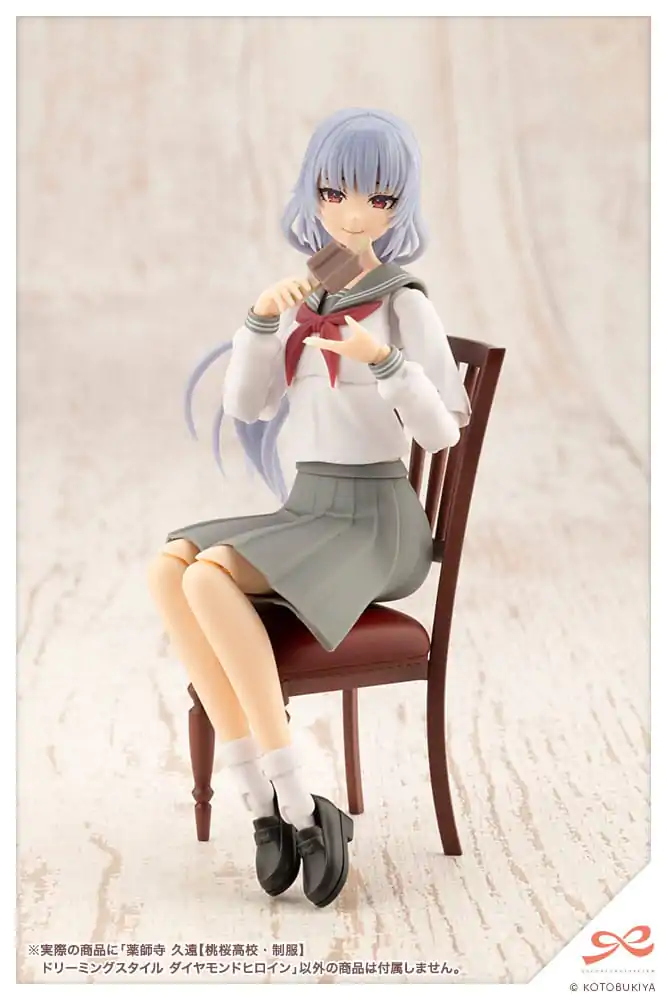 Sousai Shojo Teien Plastic Model Kit 1/10 Kuon Yakushiji Toudou High School Uniform Dreaming Style Diamond Heroine 16 cm je Plastični Model Kit 1/10 Kuon Yakushiji Toudou High School Uniform Dreaming Style Diamond Heroine 16 cm fotografija proizvoda