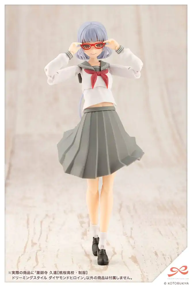 Sousai Shojo Teien Plastic Model Kit 1/10 Kuon Yakushiji Toudou High School Uniform Dreaming Style Diamond Heroine 16 cm je Plastični Model Kit 1/10 Kuon Yakushiji Toudou High School Uniform Dreaming Style Diamond Heroine 16 cm fotografija proizvoda