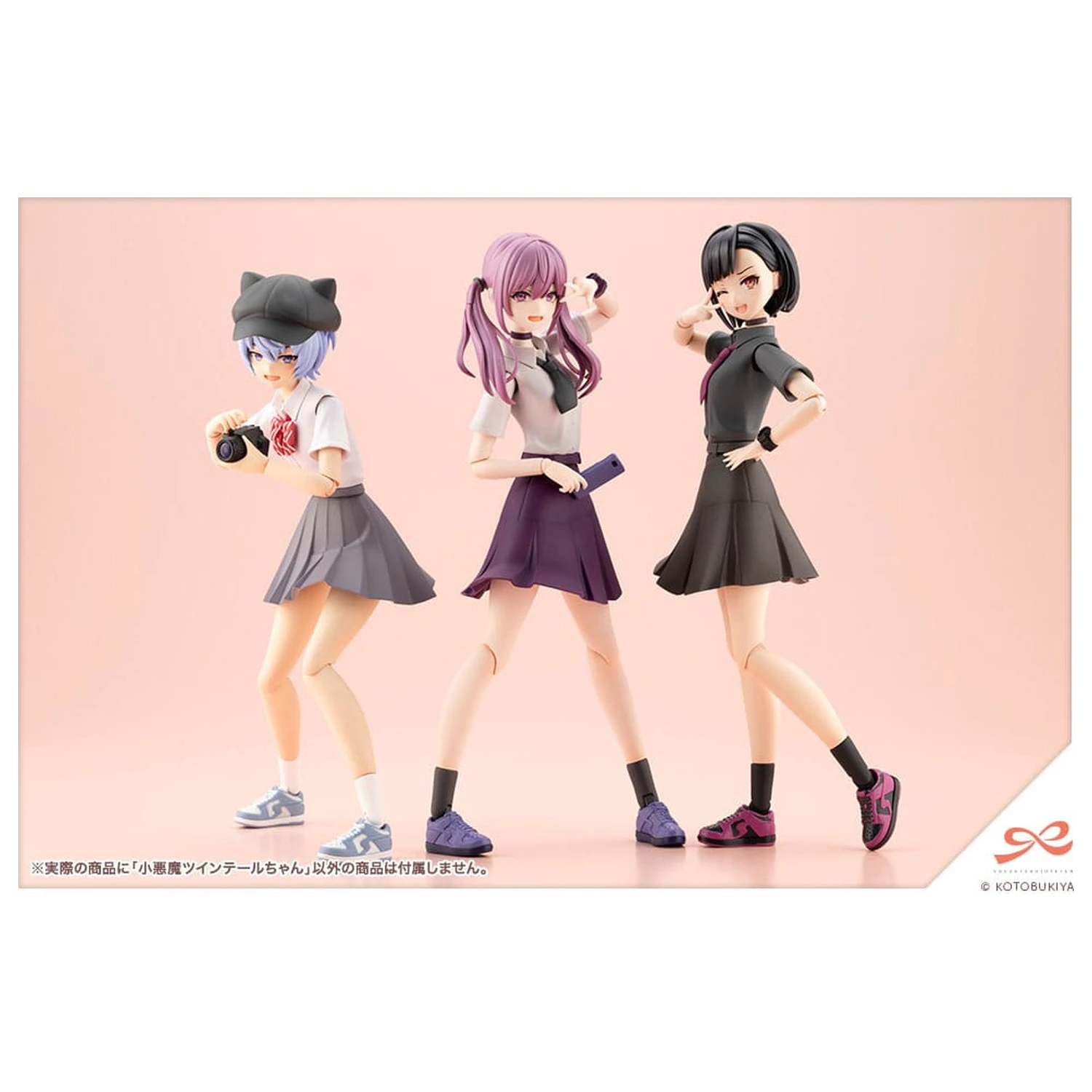 Sousai Shojo Teien Plastični Model Kit 1/10 Little Devil Twin Tails 15 cm fotografija proizvoda