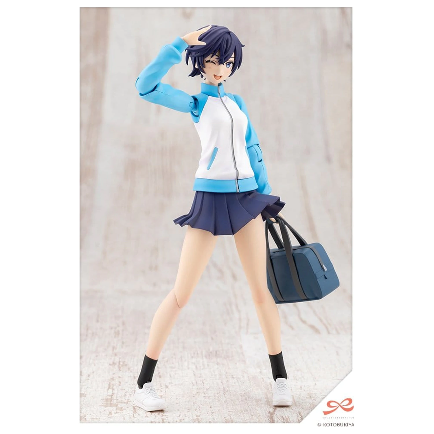 Sousai Shojo Teien Plastični Model Set 1/10 Rui Saotome Touhou High School Trenirka 16 cm fotografija proizvoda