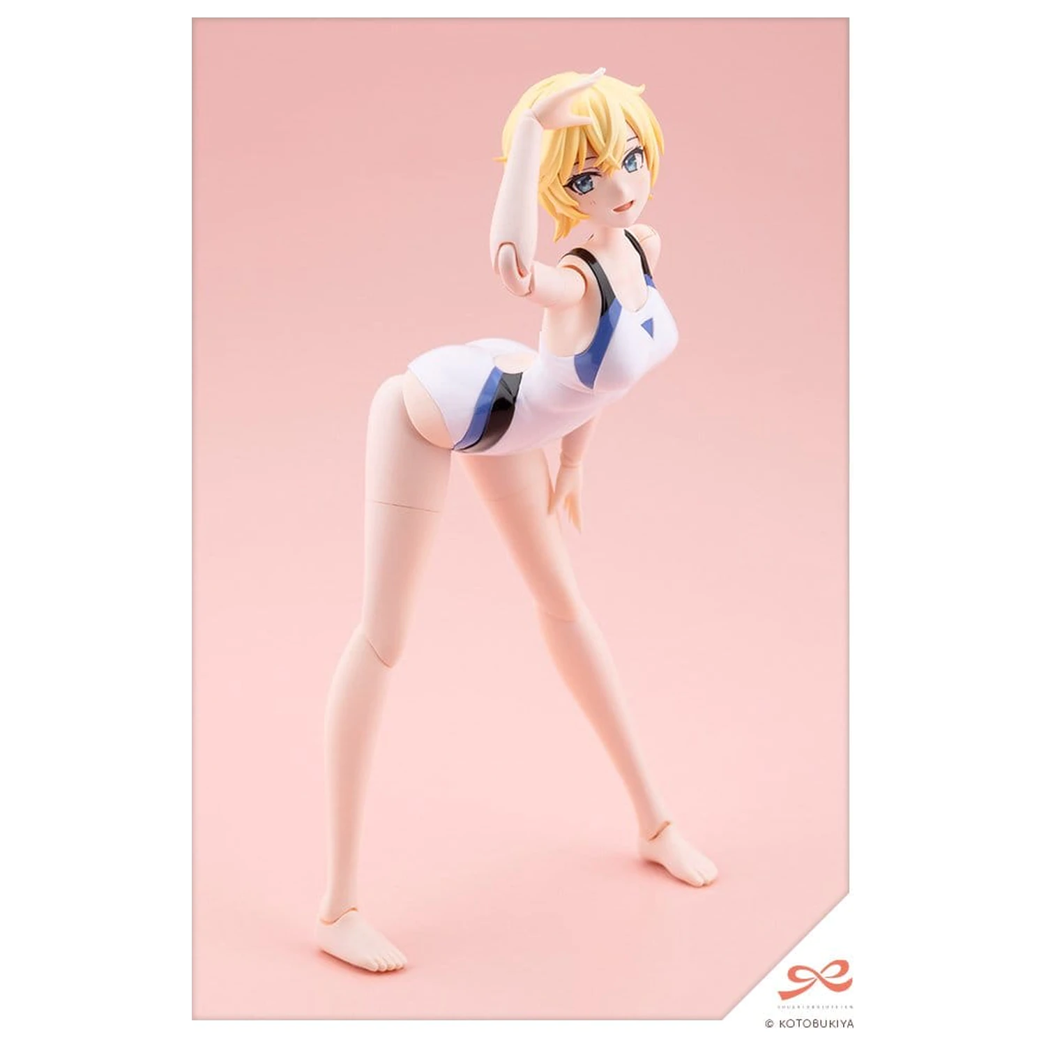 Sousai Shojo Teien Plastični Model 1/10 Rui Saotome Touou High School Competitive Swimsuit Dreaming Style White Dolphin 16 cm fotografija proizvoda