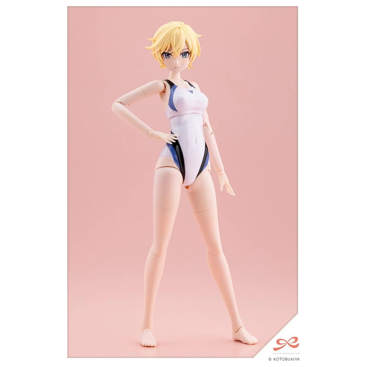 Sousai Shojo Teien Plastični Model 1/10 Rui Saotome Touou High School Competitive Swimsuit Dreaming Style White Dolphin 16 cm fotografija proizvoda