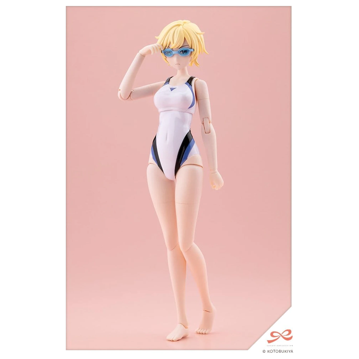 Sousai Shojo Teien Plastični Model 1/10 Rui Saotome Touou High School Competitive Swimsuit Dreaming Style White Dolphin 16 cm fotografija proizvoda