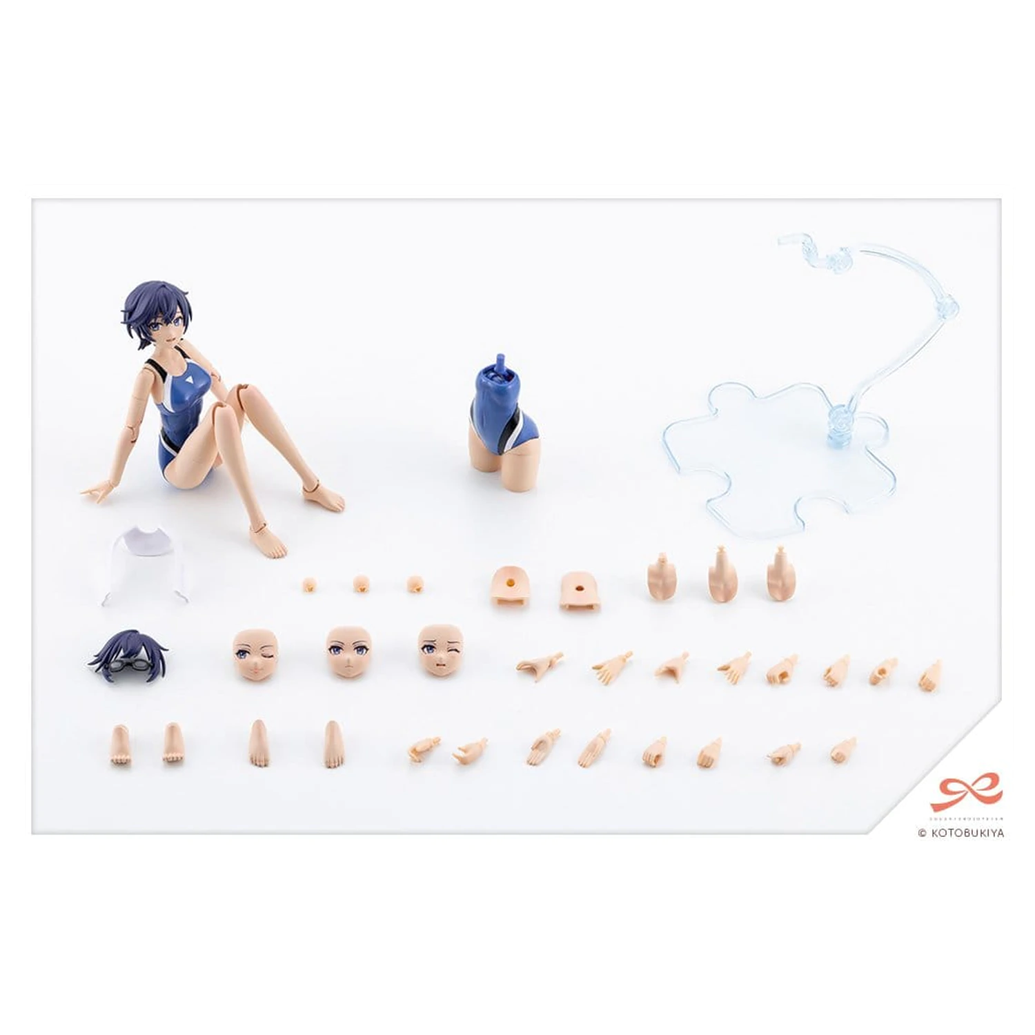 Sousai Shojo Teien Plastični Model 1/10 Rui Saotome Touou High School Competitive Swimsuit 16 cm fotografija proizvoda