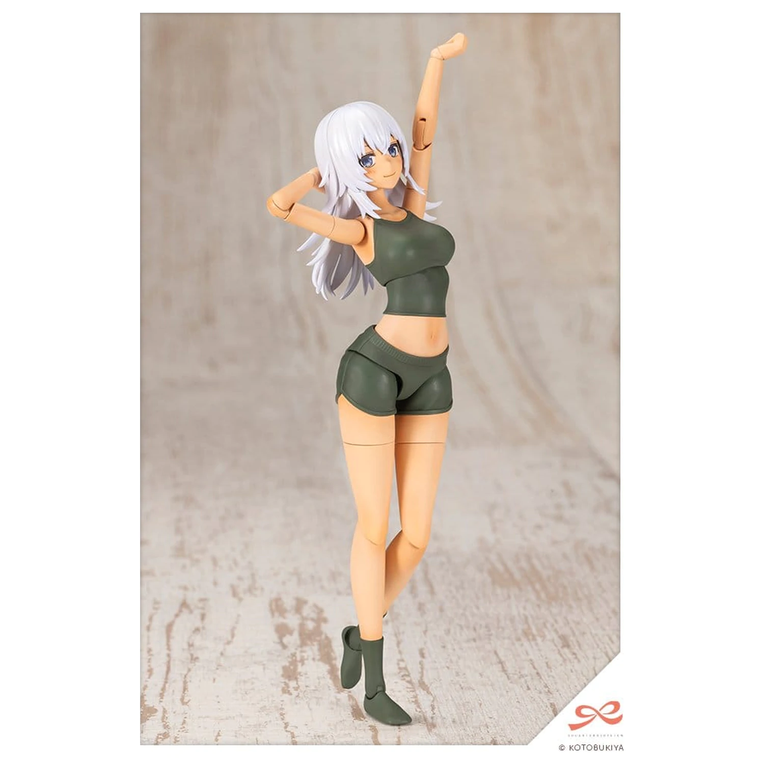 Sousai Shojo Teien Plastični Model Kit 1/10 Training Wolf 16 cm fotografija proizvoda