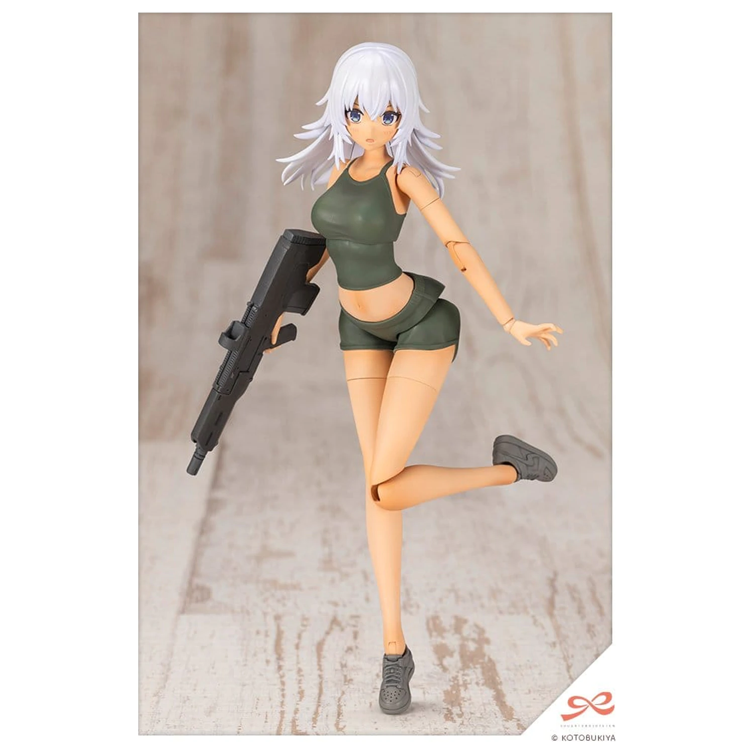 Sousai Shojo Teien Plastični Model Kit 1/10 Training Wolf 16 cm fotografija proizvoda