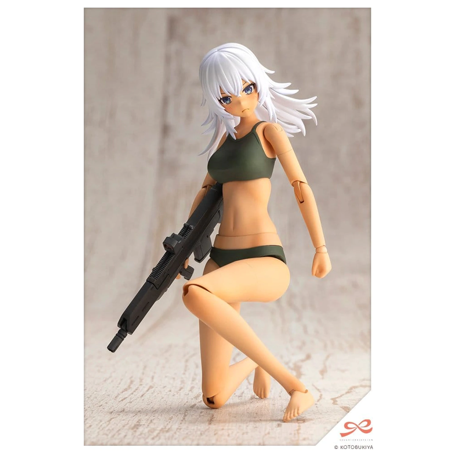 Sousai Shojo Teien Plastični Model Kit 1/10 Training Wolf 16 cm fotografija proizvoda