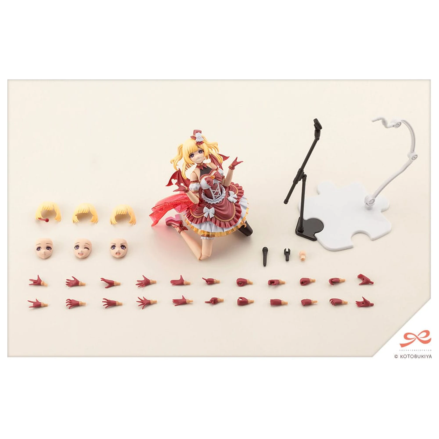 Sousai Shojo Teien Plastični Model Kit 1/10 Yue Kisaragi Diva Costume Dreaming Style Strawberry Moon 16 cm fotografija proizvoda
