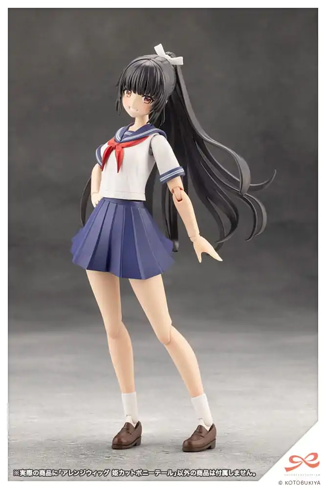 Sousai Shojo Teien set dodataka za akcijske figure Arranged Wigs Hime Cut Pony Tail fotografija proizvoda