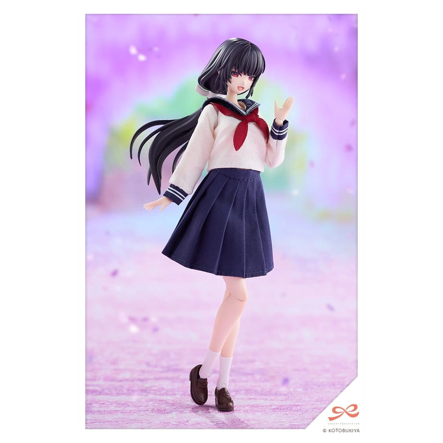 Sousaishojoteien Plastični model 1/10 Kiru Pla Kuon Yakushiji Touou Srednja škola Uniforma 16 cm fotografija proizvoda