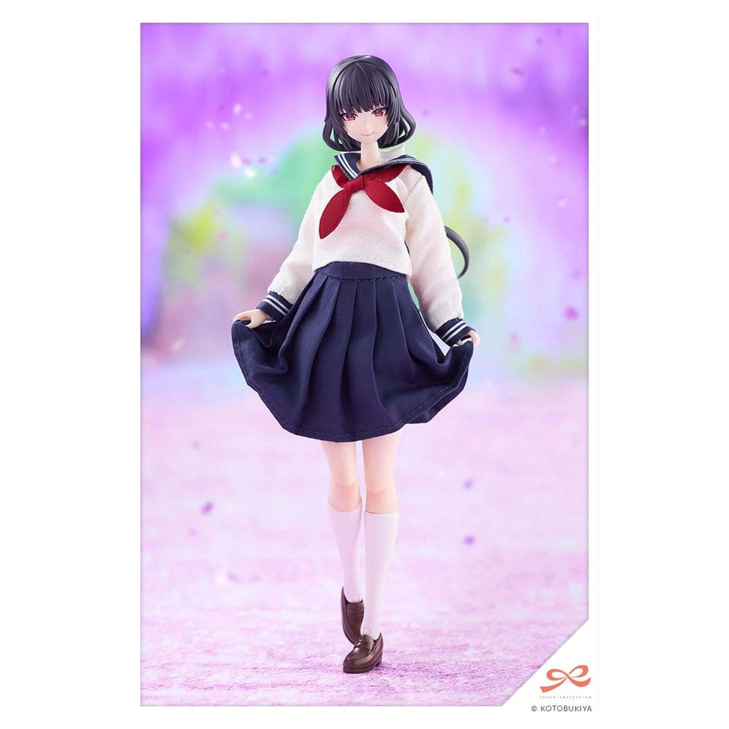 Sousaishojoteien Plastični model 1/10 Kiru Pla Kuon Yakushiji Touou Srednja škola Uniforma 16 cm fotografija proizvoda