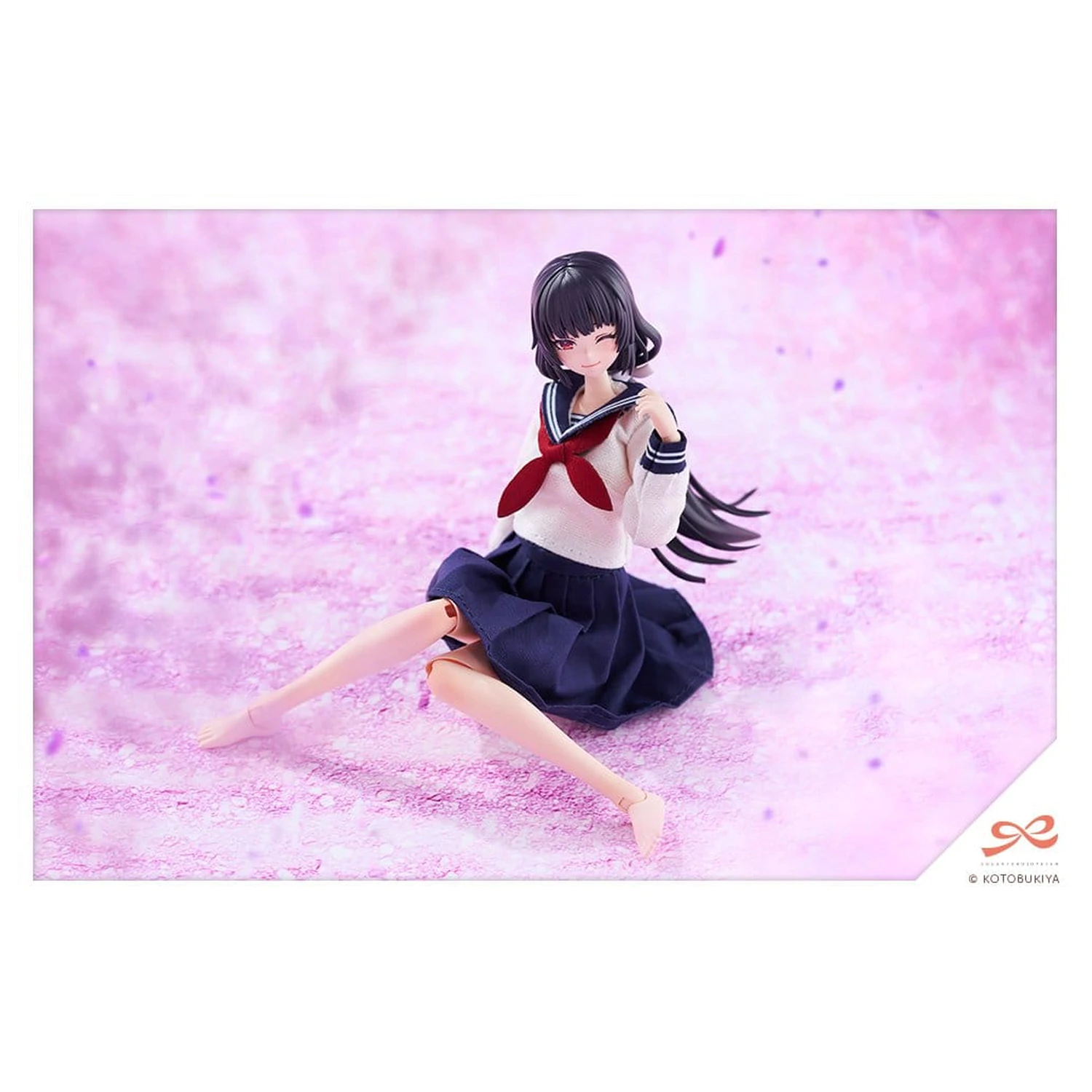 Sousaishojoteien Plastični model 1/10 Kiru Pla Kuon Yakushiji Touou Srednja škola Uniforma 16 cm fotografija proizvoda