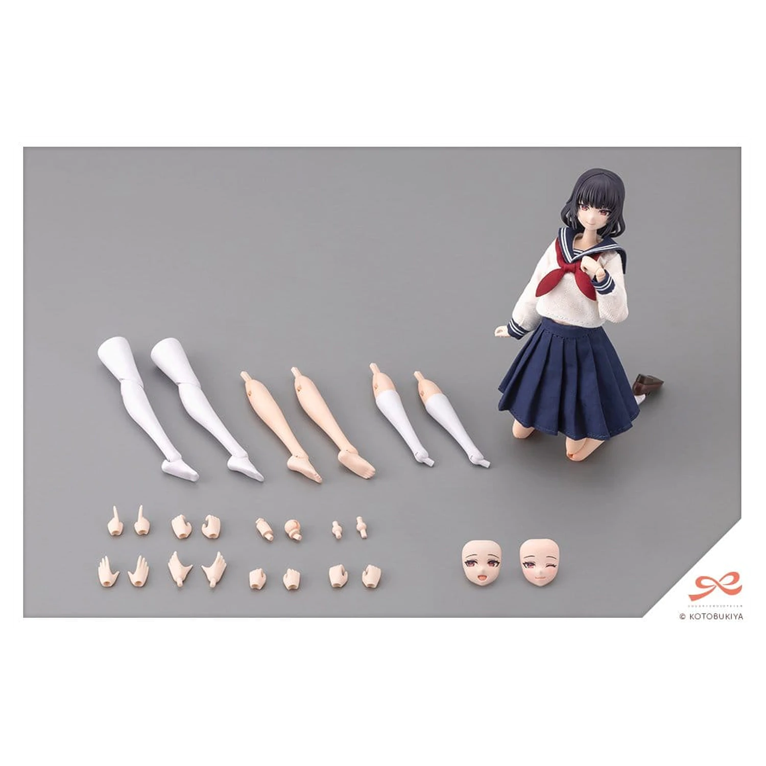 Sousaishojoteien Plastični model 1/10 Kiru Pla Kuon Yakushiji Touou Srednja škola Uniforma 16 cm fotografija proizvoda