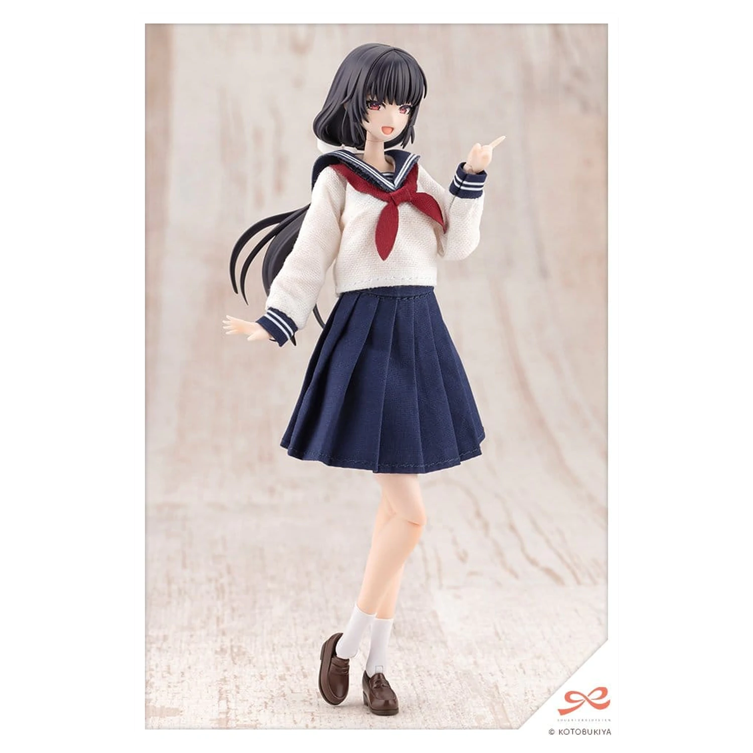 Sousaishojoteien Plastični model 1/10 Kiru Pla Kuon Yakushiji Touou Srednja škola Uniforma 16 cm fotografija proizvoda