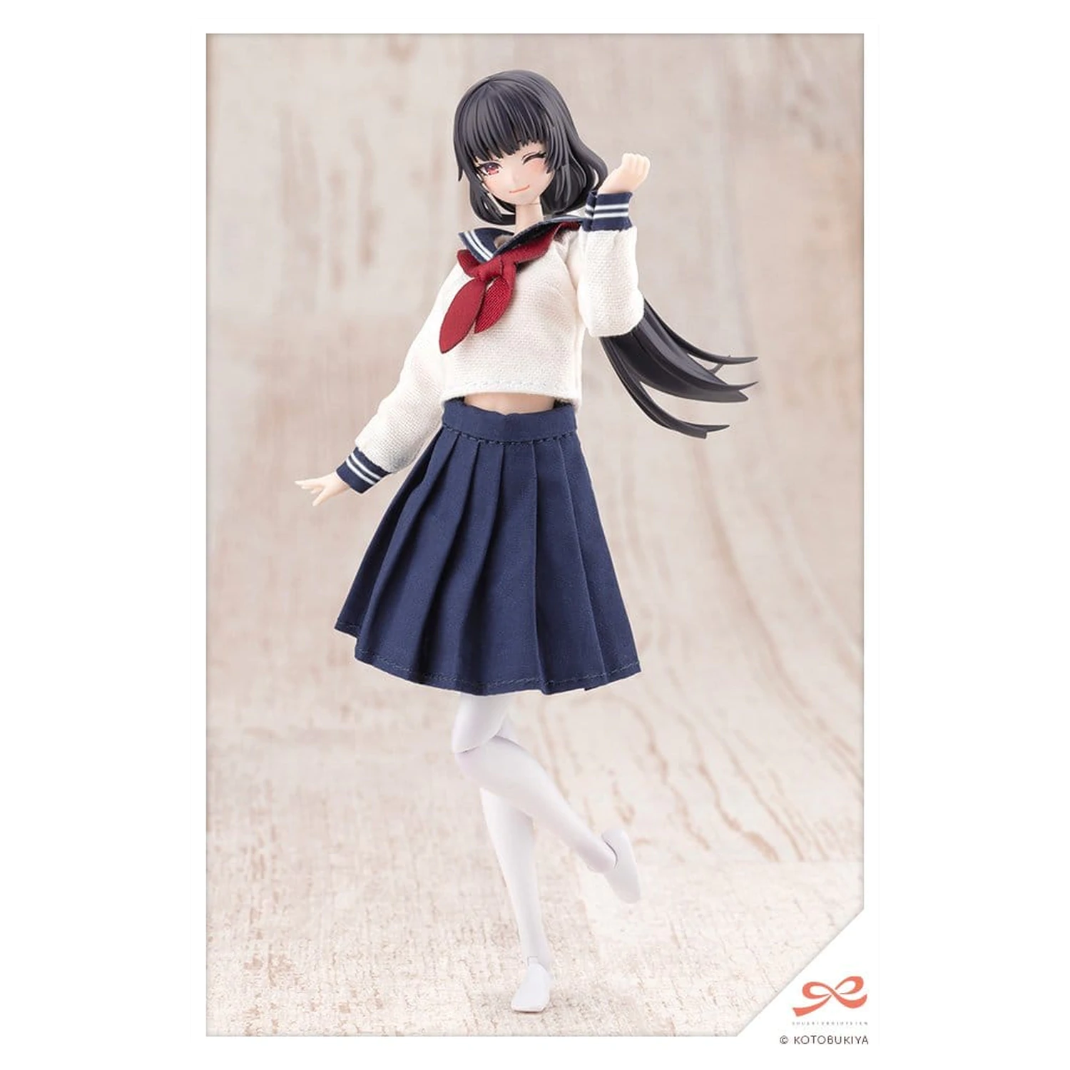Sousaishojoteien Plastični model 1/10 Kiru Pla Kuon Yakushiji Touou Srednja škola Uniforma 16 cm fotografija proizvoda