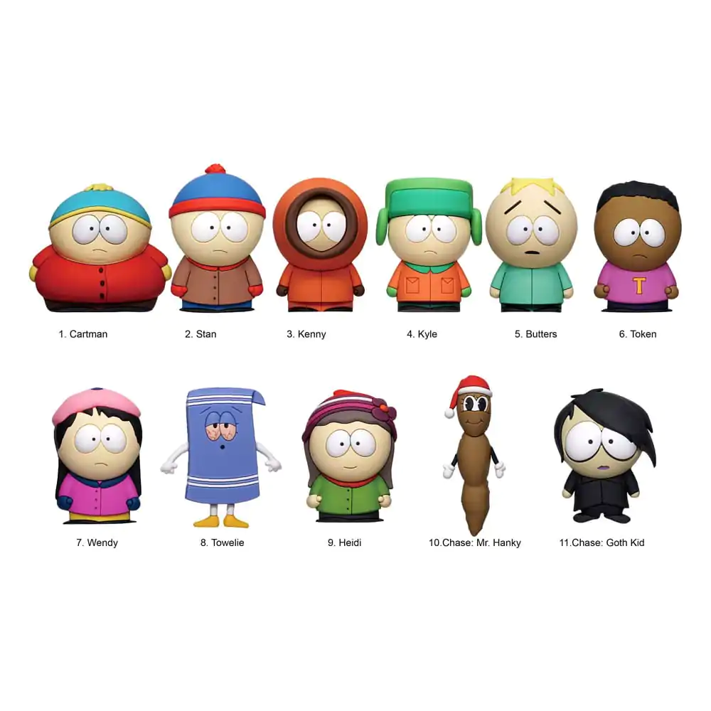 South Park 3D PVC Kopče za torbe Vrećica iznenađenja fotografija proizvoda