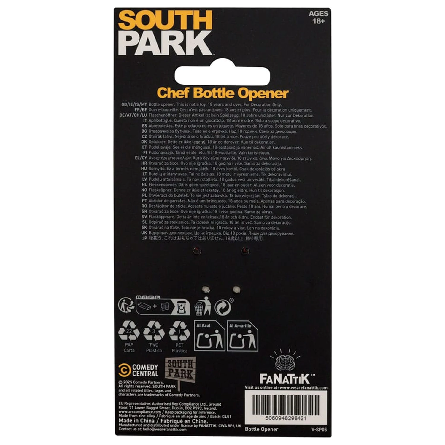 South Park Otvarač za boce Chef fotografija proizvoda
