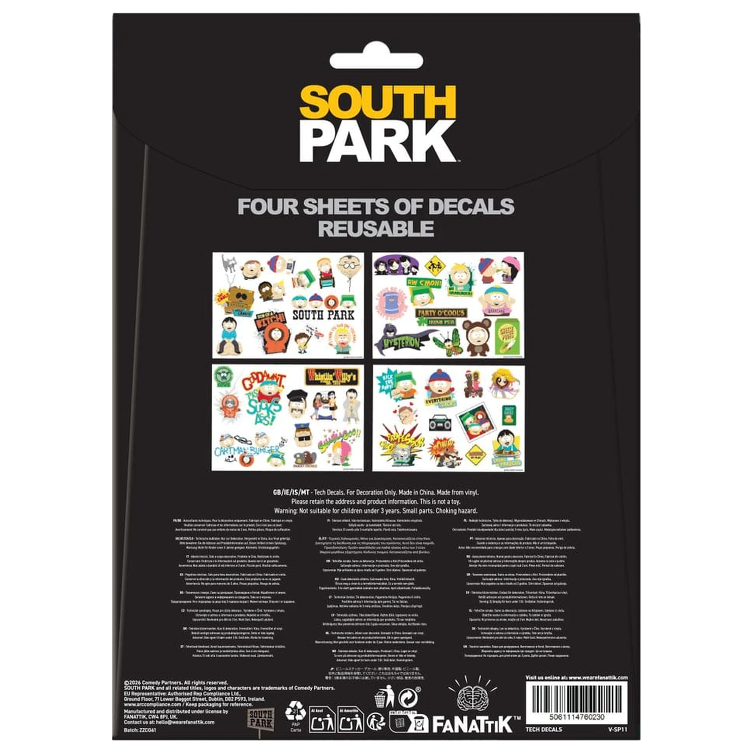 South Park Tech Paket naljepnica fotografija proizvoda