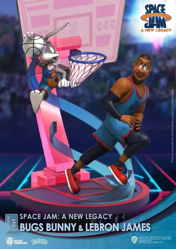 Space Jam: A New Legacy D-Stage PVC diorama Bugs Bunny & Lebron James New Version 15 cm fotografija proizvoda