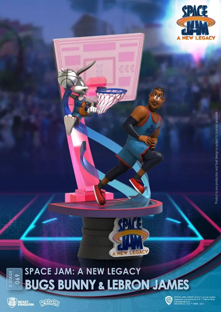 Space Jam: A New Legacy D-Stage PVC diorama Bugs Bunny & Lebron James New Version 15 cm fotografija proizvoda