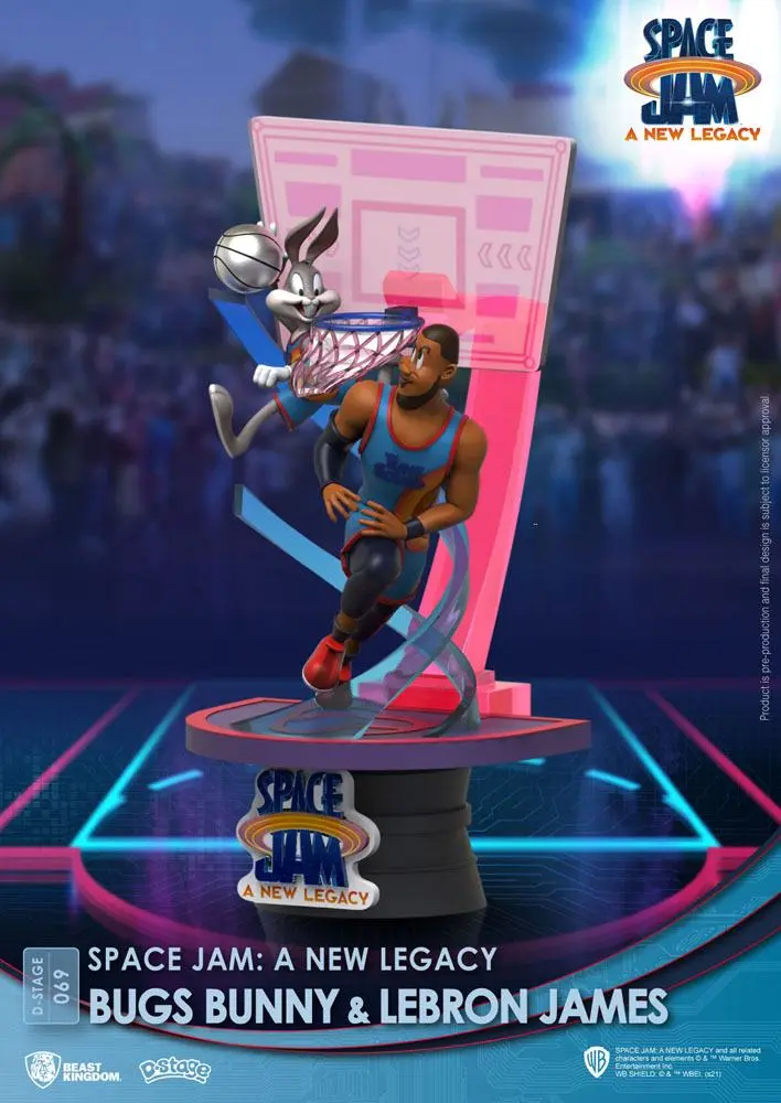 Space Jam: A New Legacy D-Stage PVC diorama Bugs Bunny & Lebron James New Version 15 cm fotografija proizvoda