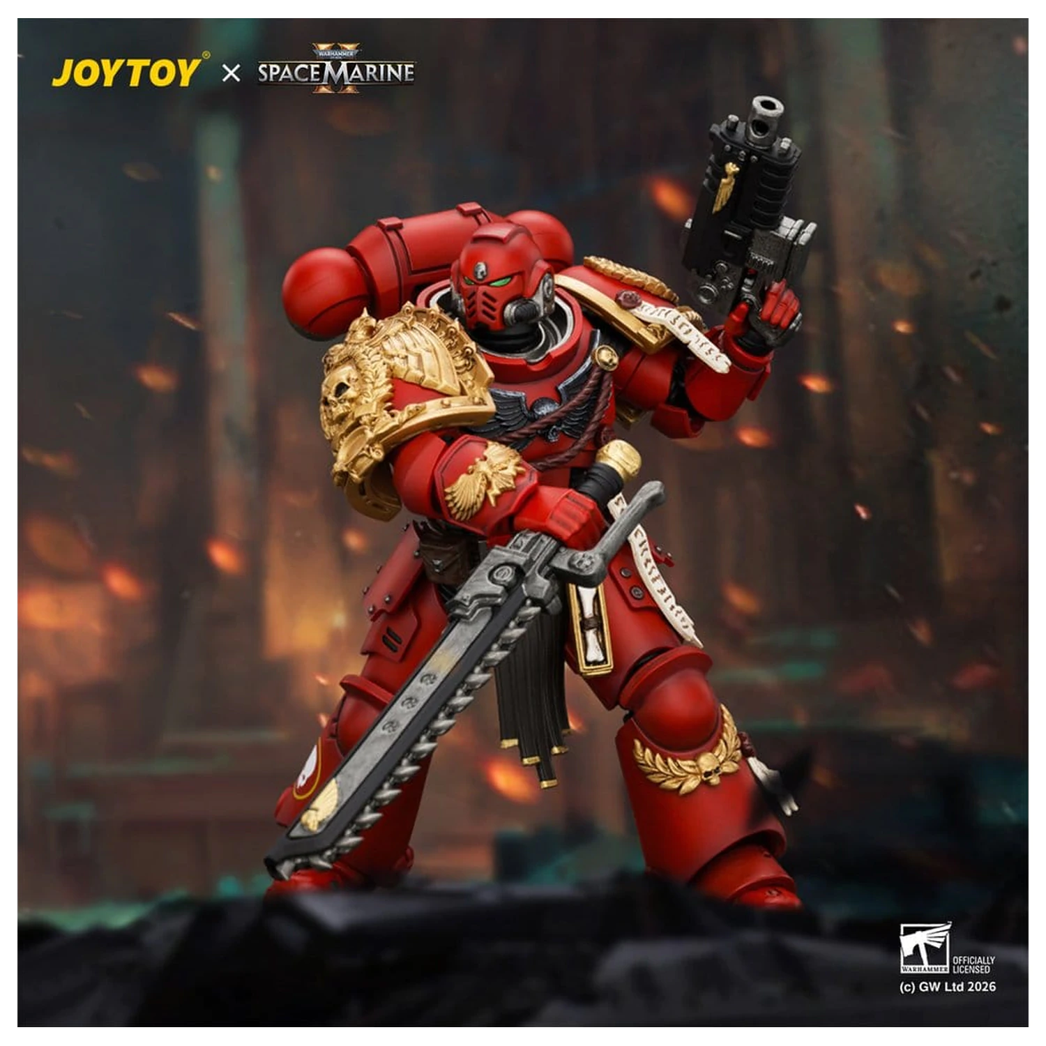 Space Marine Game Edition akcijska figura Blood Angels Veteran 12 cm fotografija proizvoda