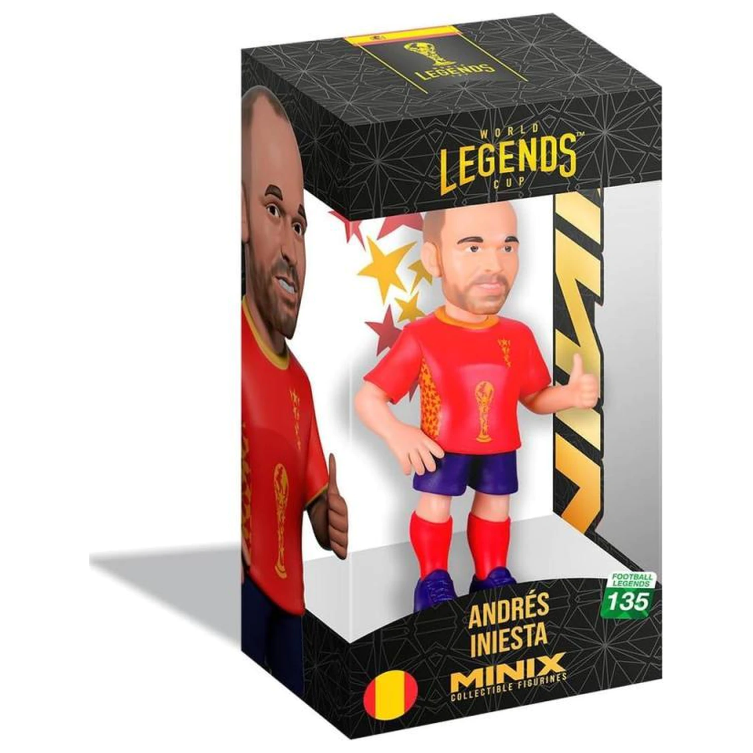 SPAIN Iniesta Figura Minix World Legends Cup 12 cm fotografija proizvoda