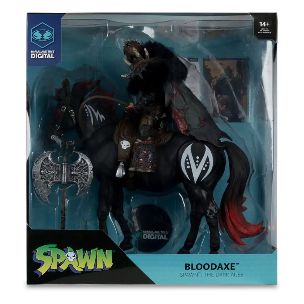 Spawn akcijska figura set od 2 Bloodaxe s konjem (Spawn: The Dark Ages) 18 cm fotografija proizvoda