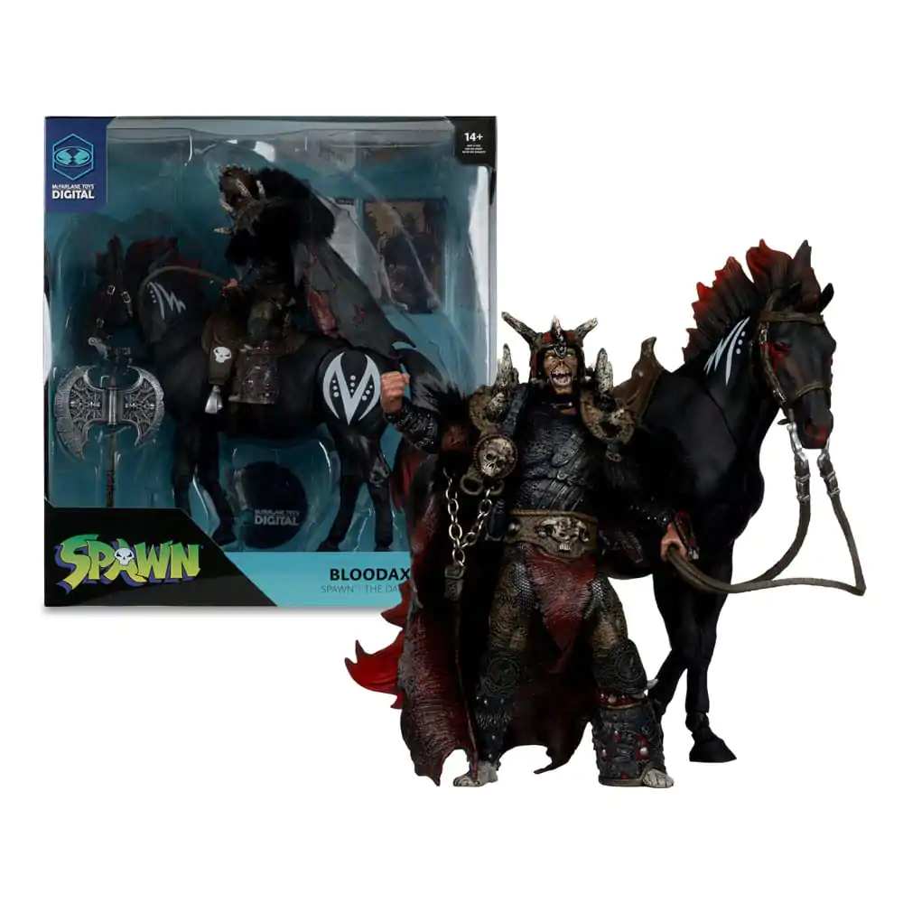 Spawn akcijska figura set od 2 Bloodaxe s konjem (Spawn: The Dark Ages) 18 cm fotografija proizvoda