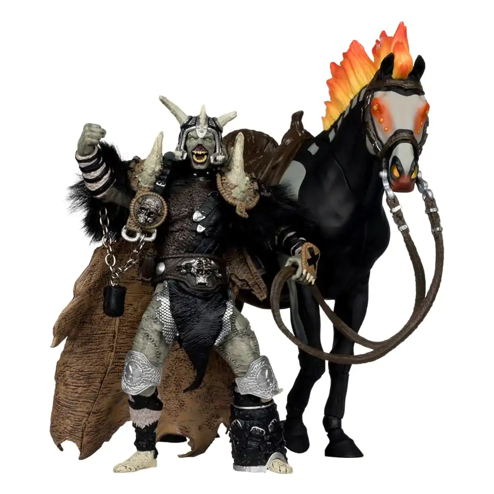 Spawn Akcijska figura Bloodaxe with Horse (Spawn: The Dark Ages) (McFarlane Toys 30th Anniversary) (Gold Label) 18 centimetara fotografija proizvoda