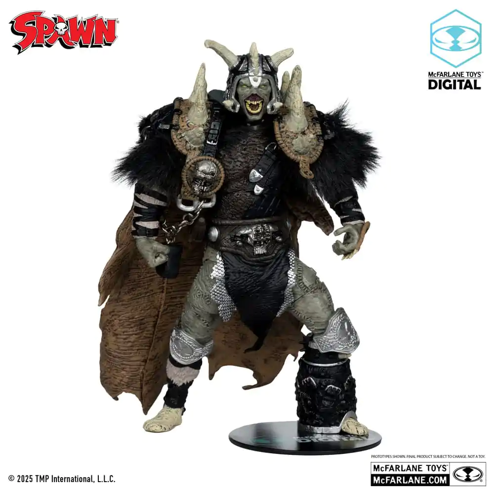 Spawn Akcijska figura Bloodaxe with Horse (Spawn: The Dark Ages) (McFarlane Toys 30th Anniversary) (Gold Label) 18 centimetara fotografija proizvoda