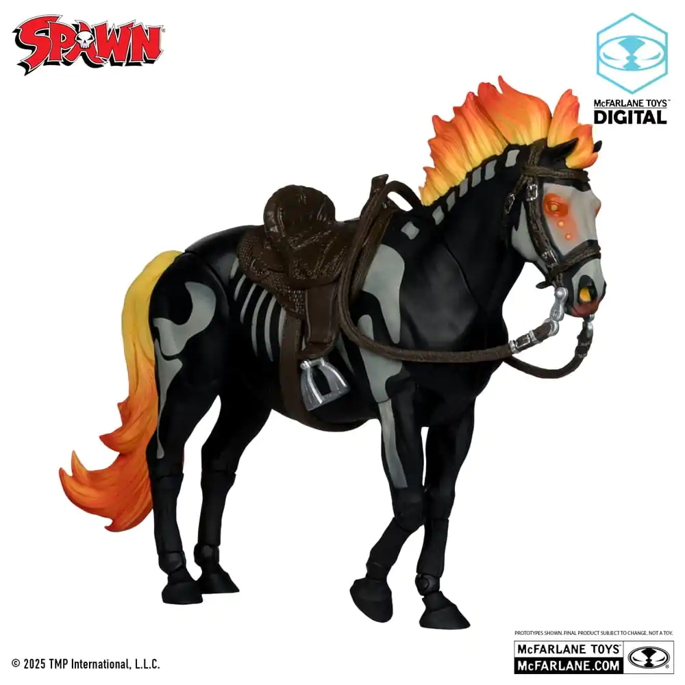 Spawn Akcijska figura Bloodaxe with Horse (Spawn: The Dark Ages) (McFarlane Toys 30th Anniversary) (Gold Label) 18 centimetara fotografija proizvoda