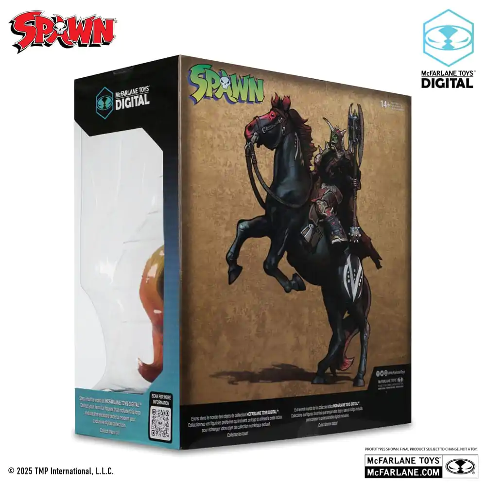 Spawn Akcijska figura Bloodaxe with Horse (Spawn: The Dark Ages) (McFarlane Toys 30th Anniversary) (Gold Label) 18 centimetara fotografija proizvoda