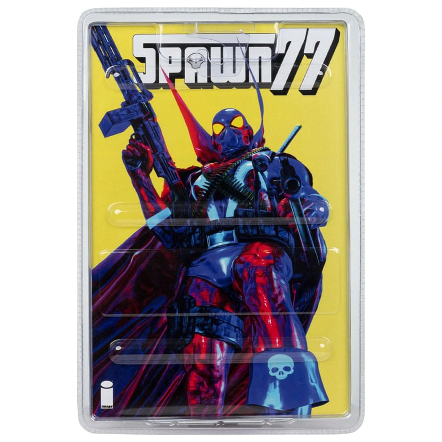 Spawn Page Punchers akcijska figura Spawn 1977 Red and Blue (Chase) Red Platinum Edition 18 cm fotografija proizvoda