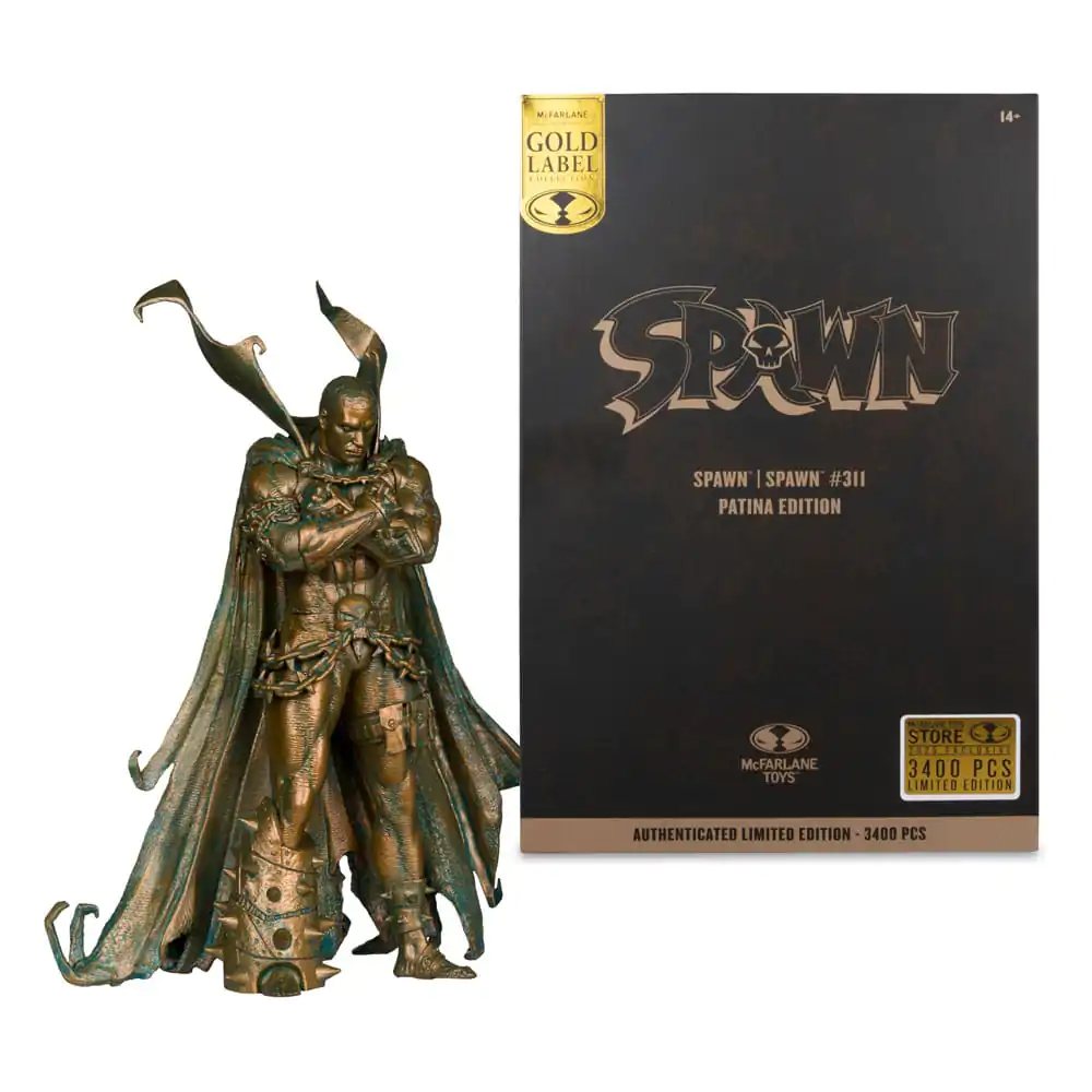 Spawn Figura Spawn #311 (Patina Edition) (Gold Label) 19 cm fotografija proizvoda