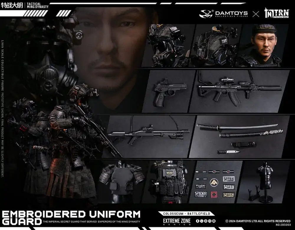 Akcijska figura Specijalno ratovanje Ming dinastija Ekstremna zona 1/6 Jinyiwei 28 cm fotografija proizvoda