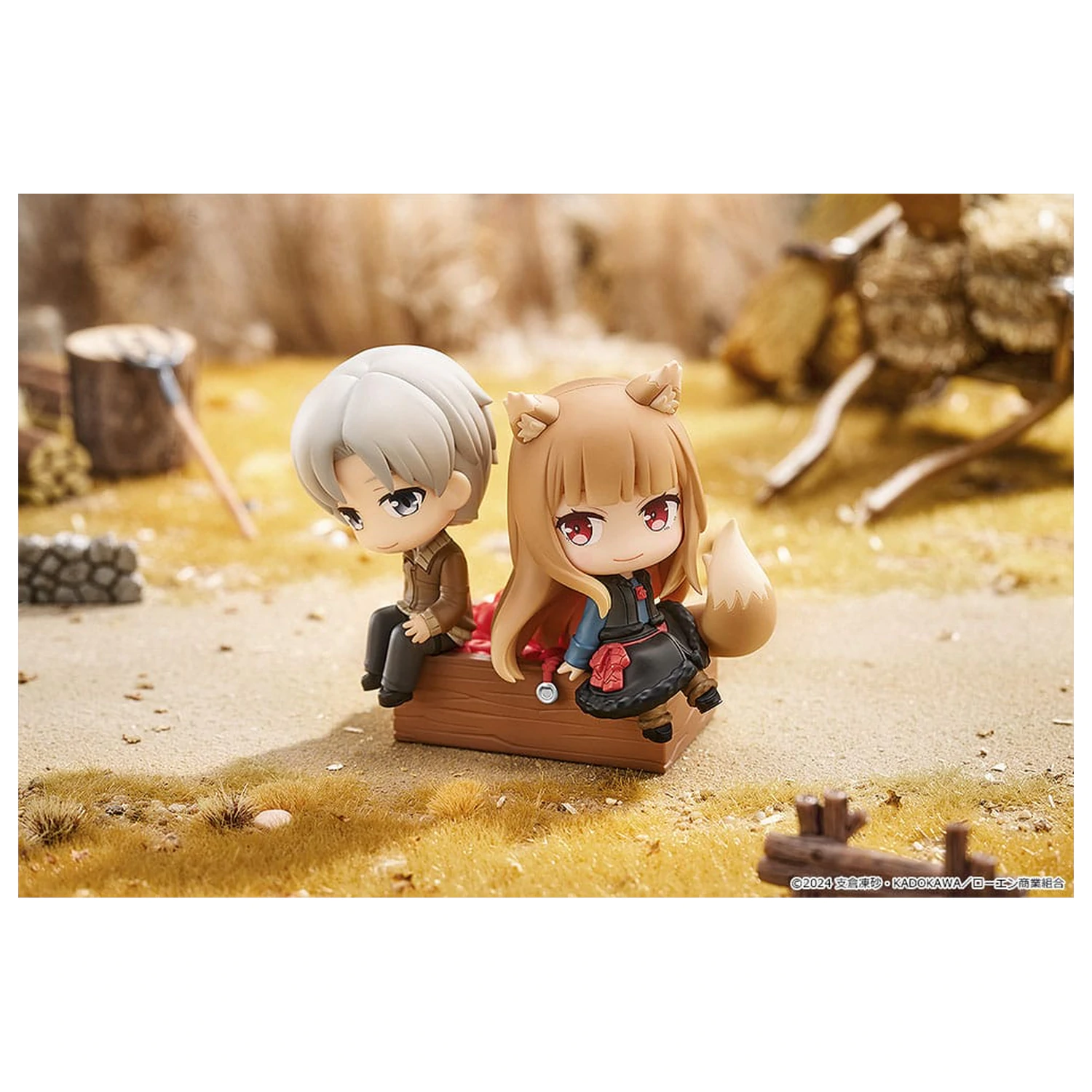 Spice and Wolf: Merchant Meets the Wise Wolf Mini Memory Mini figura Lawrence & Holo 8 cm fotografija proizvoda
