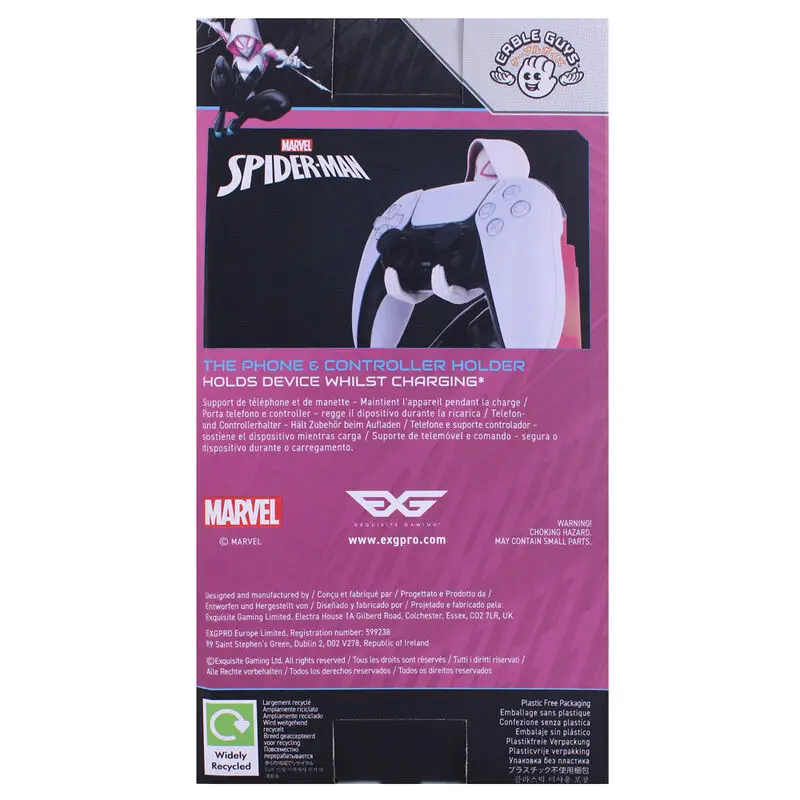 Marvel Cable Guy Spider-Gwen 20 cm Držač kabela fotografija proizvoda