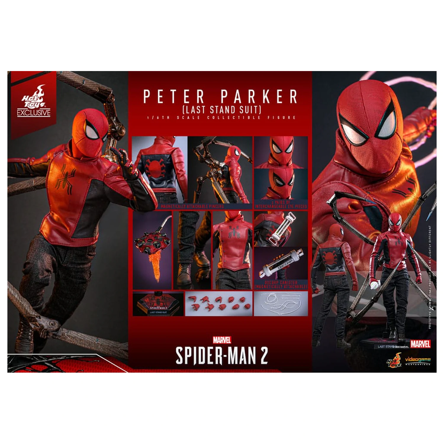 Spider-Man 2 akcijska figura 1/6 Peter Parker (Last Stand Suit) Hot Toys Exclusive 30 cm fotografija proizvoda