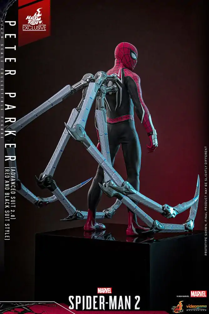 Spider-Man 2 Video Game Masterpiece akcijska figura 1/6 Peter Parker (Advanced Suit 2.0) (Red and Black Suit Style) 30 cm fotografija proizvoda