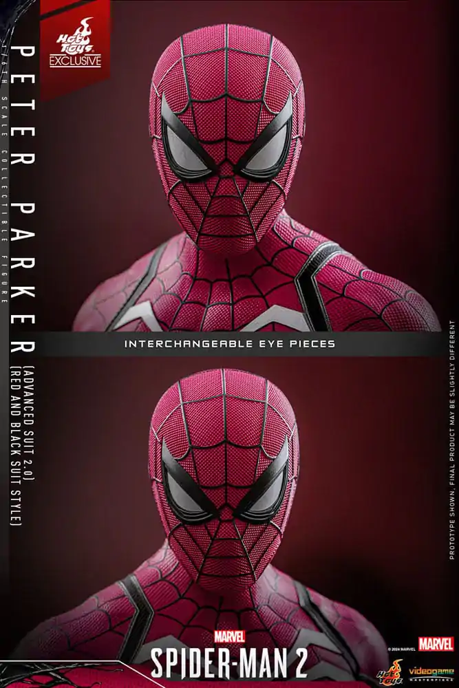 Spider-Man 2 Video Game Masterpiece akcijska figura 1/6 Peter Parker (Advanced Suit 2.0) (Red and Black Suit Style) 30 cm fotografija proizvoda