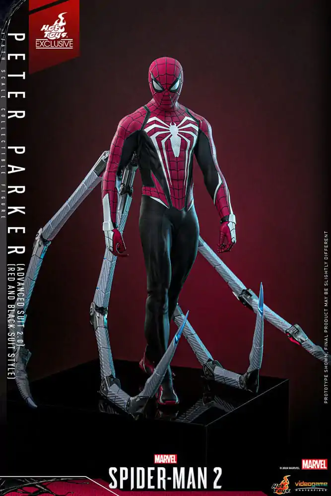 Spider-Man 2 Video Game Masterpiece akcijska figura 1/6 Peter Parker (Advanced Suit 2.0) (Red and Black Suit Style) 30 cm fotografija proizvoda
