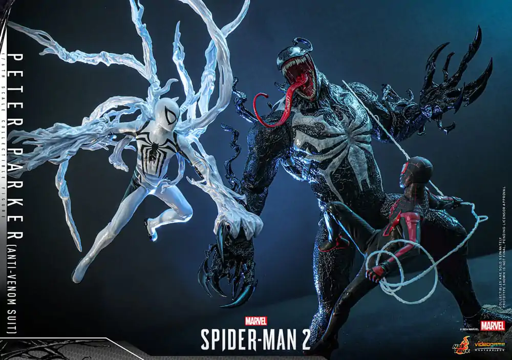 Spider-Man 2 Video Game Masterpiece akcijska figura 1/6 Peter Parker (Anti-Venom Suit) 30 cm fotografija proizvoda