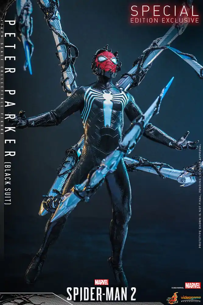 Spider-Man 2 Video Game Masterpiece akcijska figura 1/6 Peter Parker (Black Suit) 30 cm fotografija proizvoda