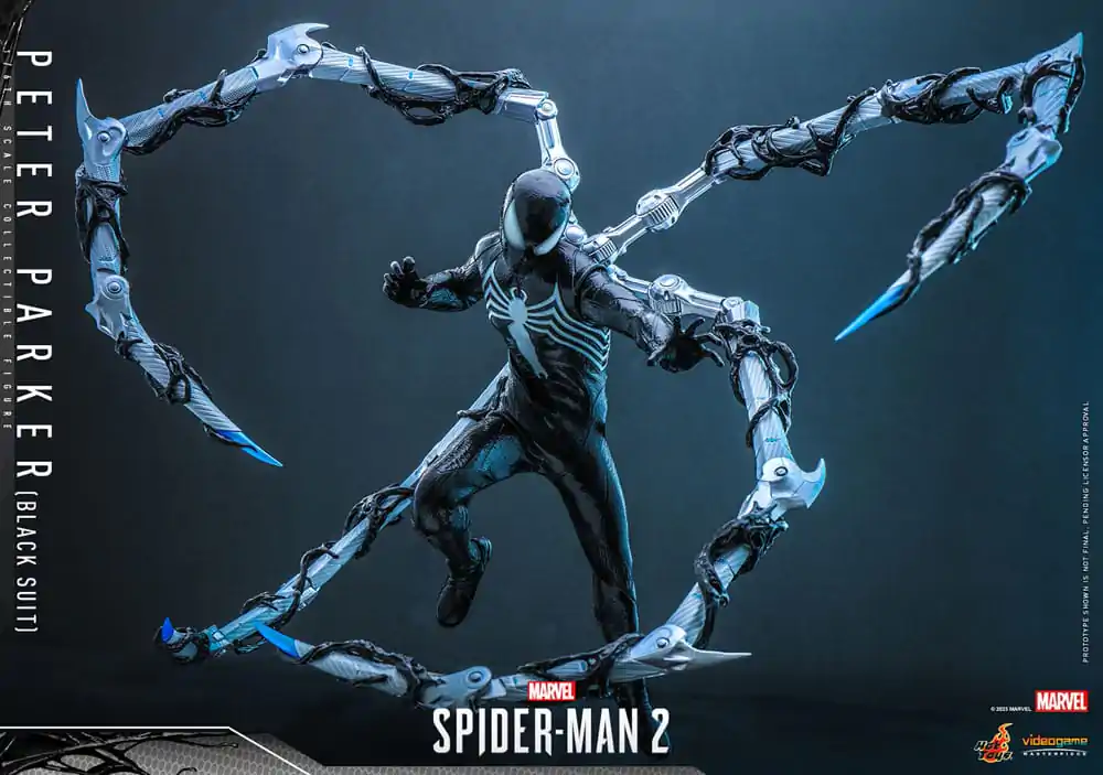 Spider-Man 2 Video Game Masterpiece akcijska figura 1/6 Peter Parker (Black Suit) 30 cm fotografija proizvoda