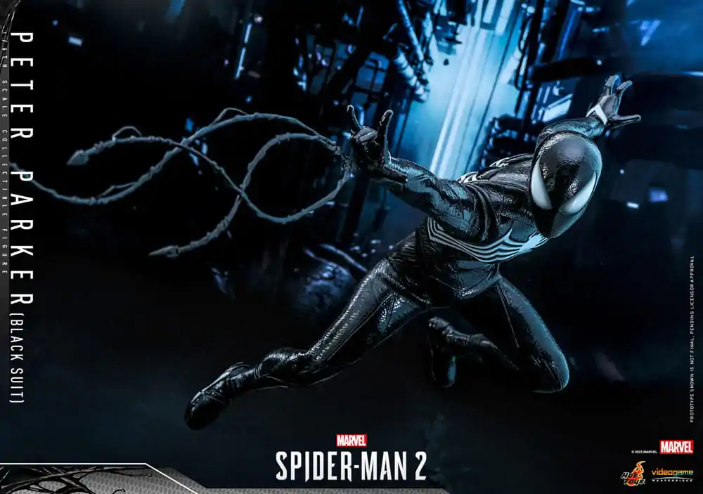 Spider-Man 2 Video Game Masterpiece akcijska figura 1/6 Peter Parker (Black Suit) 30 cm fotografija proizvoda
