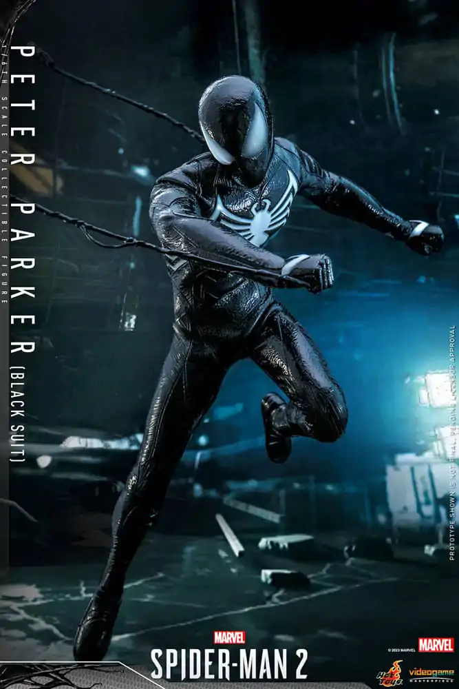 Spider-Man 2 Video Game Masterpiece akcijska figura 1/6 Peter Parker (Black Suit) 30 cm fotografija proizvoda