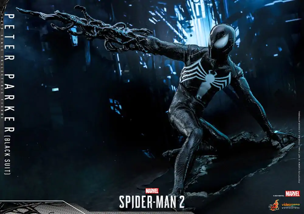 Spider-Man 2 Video Game Masterpiece akcijska figura 1/6 Peter Parker (Black Suit) 30 cm fotografija proizvoda