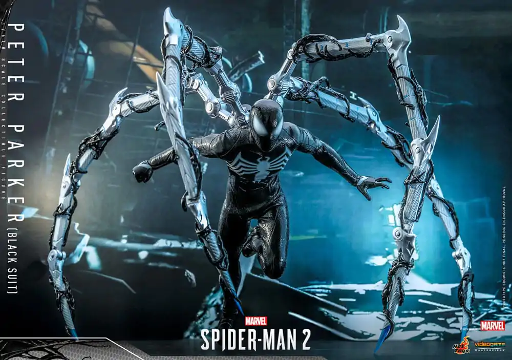 Spider-Man 2 Video Game Masterpiece akcijska figura 1/6 Peter Parker (Black Suit) 30 cm fotografija proizvoda