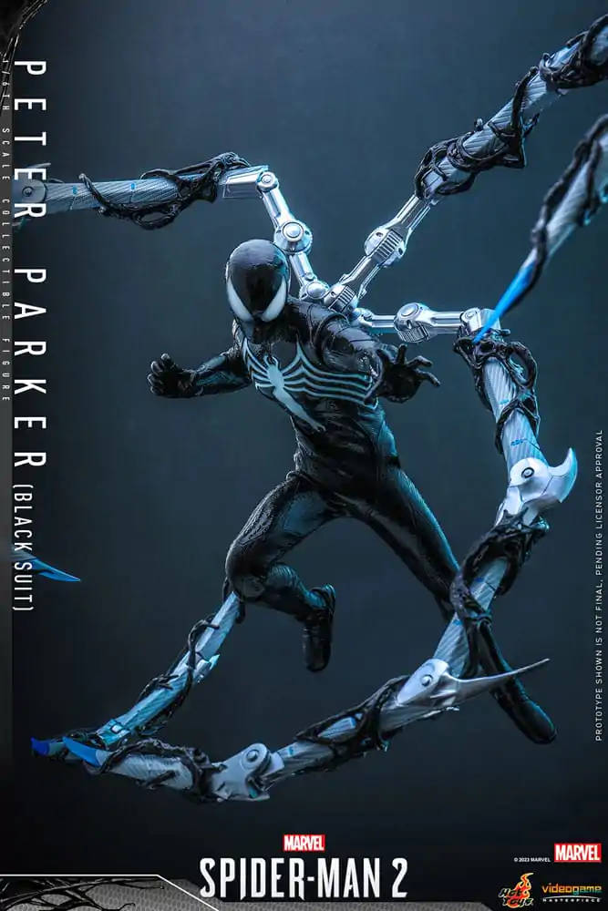 Spider-Man 2 Video Game Masterpiece akcijska figura 1/6 Peter Parker (Black Suit) 30 cm fotografija proizvoda